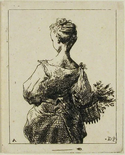 Young Girl with a Basket