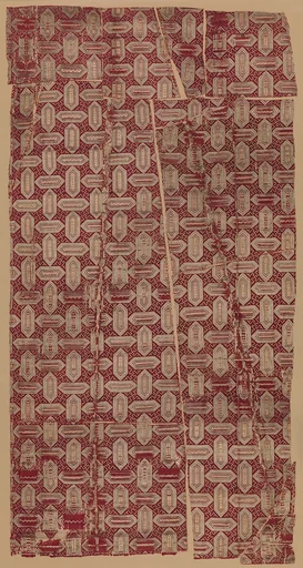 Textile with Cartouche Design