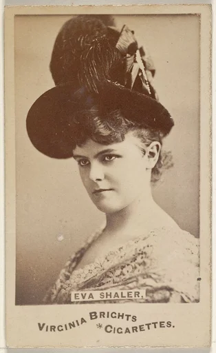 Eva Shaler, from the Actors and Actresses series (N45, Type 6) for Virginia Brights Cigarettes