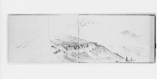 Mount Tacoma Aug 23 1885 (from Sketchbook X)