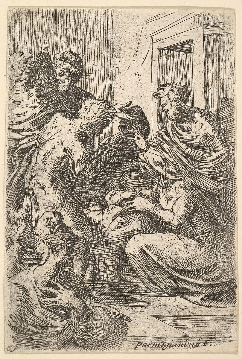 Nativity — Anonymous, Italian, 16th century|Parmigianino (Girolamo Francesco Maria Mazzola)