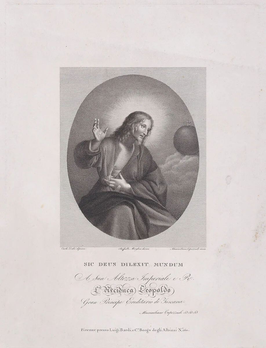 Christ displaying his wounds — Raphael Morghen|Carlo Dolci|Luigi Bardi|Massimiliano Capezzuoli