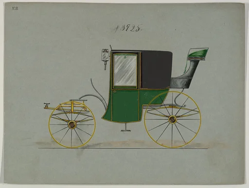 Design for Brougham, no. 3925