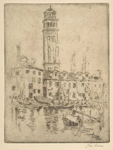 Campanile S. Pietro, Venice — John Marin|Ernest Haskell
