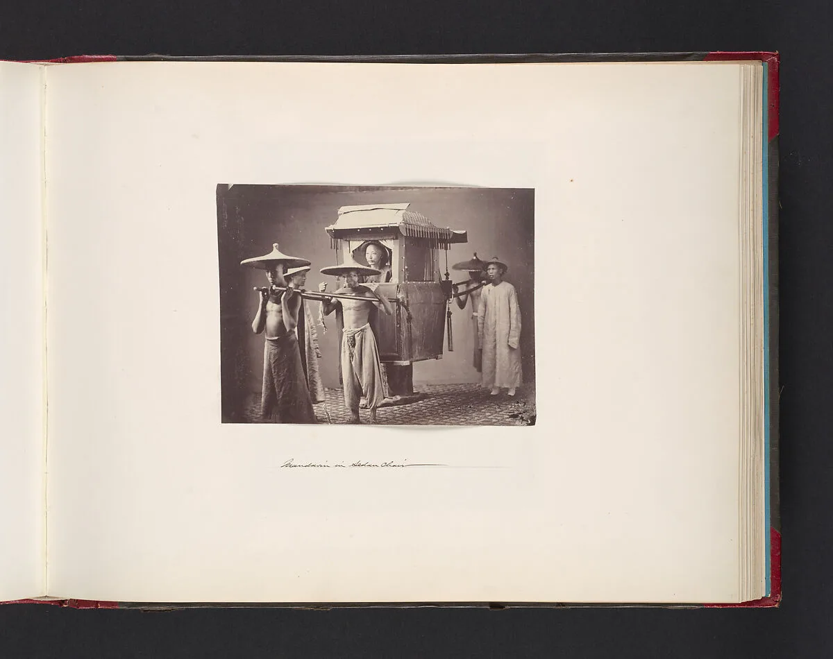 Mandarin in Sedan Chair — John Thomson