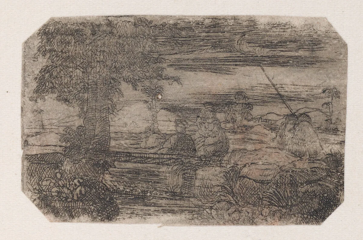 La Sainte Famille au Repos (The Holy Family at Rest) — Rodolphe Bresdin