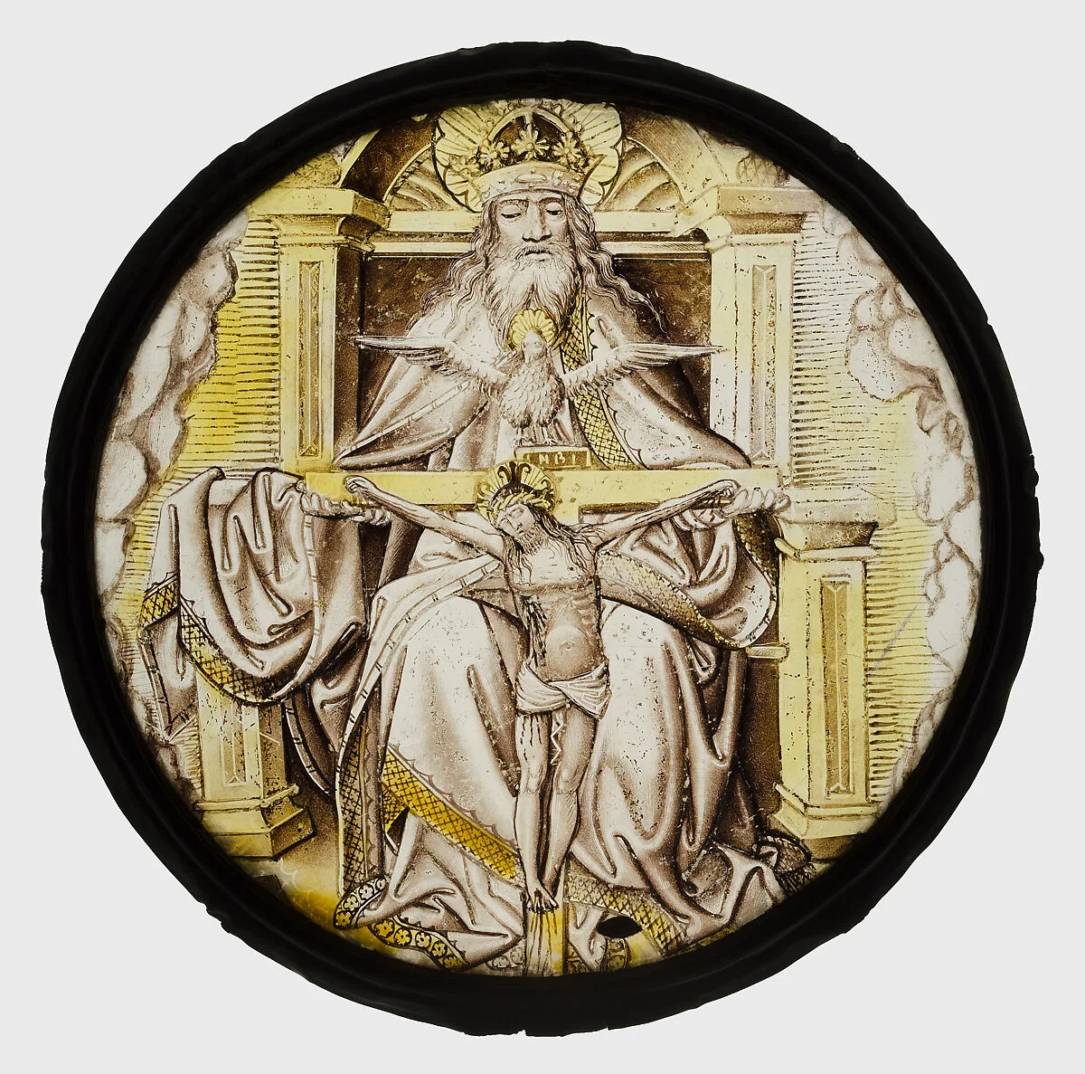 Roundel with the Holy Trinity — Unknown