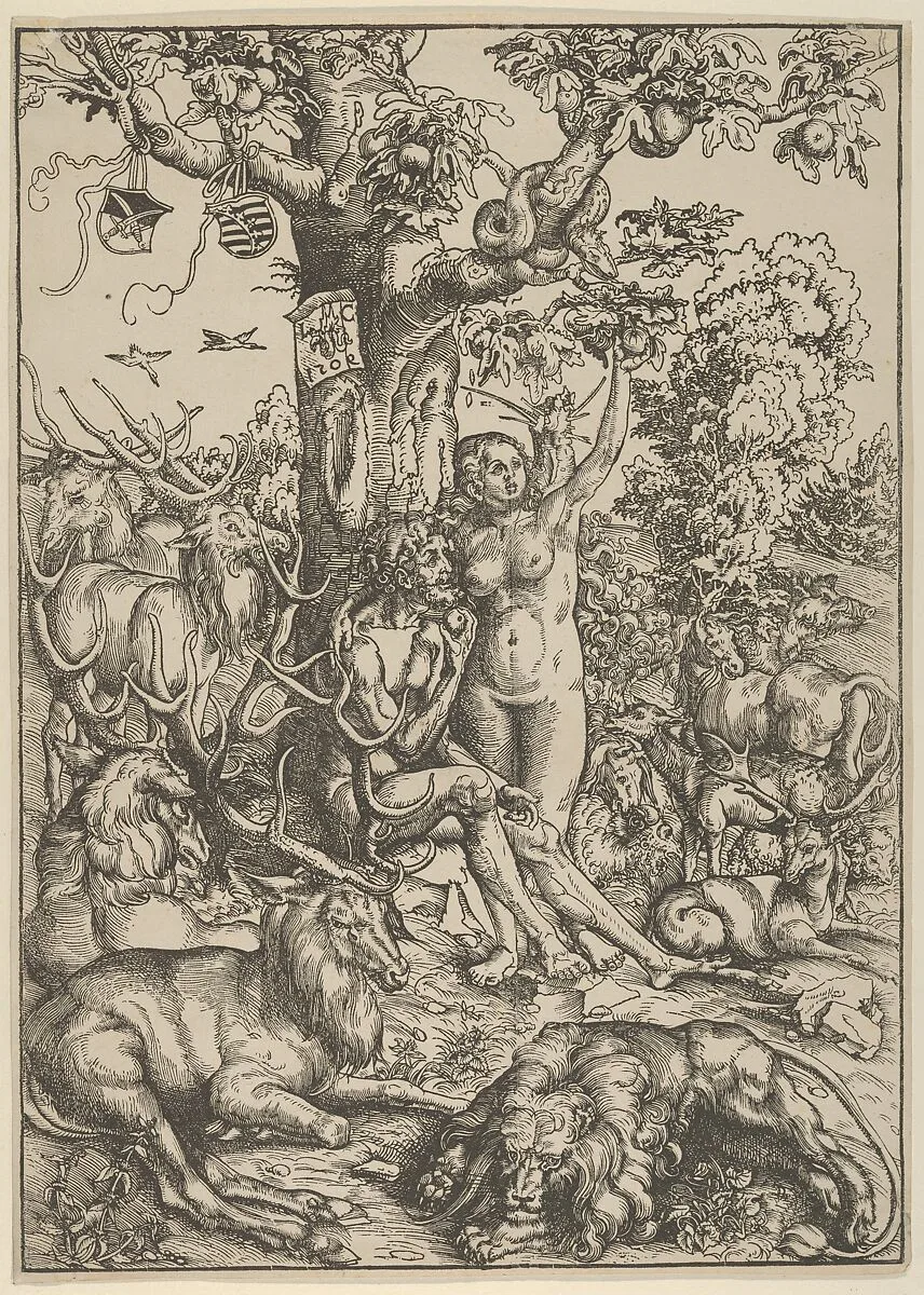Adam and Eve in Paradise — Lucas Cranach the Elder