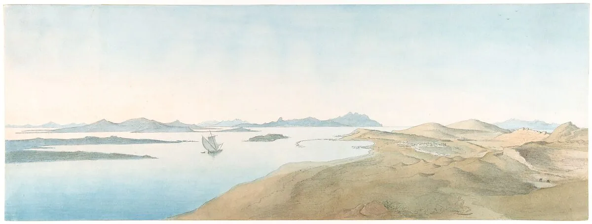 Panorama View on the Islands of Delos — Johann Michael Wittmer II