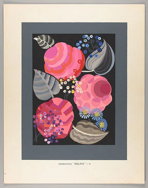 Relais, 1930 : quinze planches donnant quarante-deux motifs décoratifs : enluminure d'art de J. Saudé : préliminaires de Y. Rambosson — Yvanhoé Rambosson|Editions Vincent, Fréal et Cie|Jean Saudé|Edouard Bénedictus