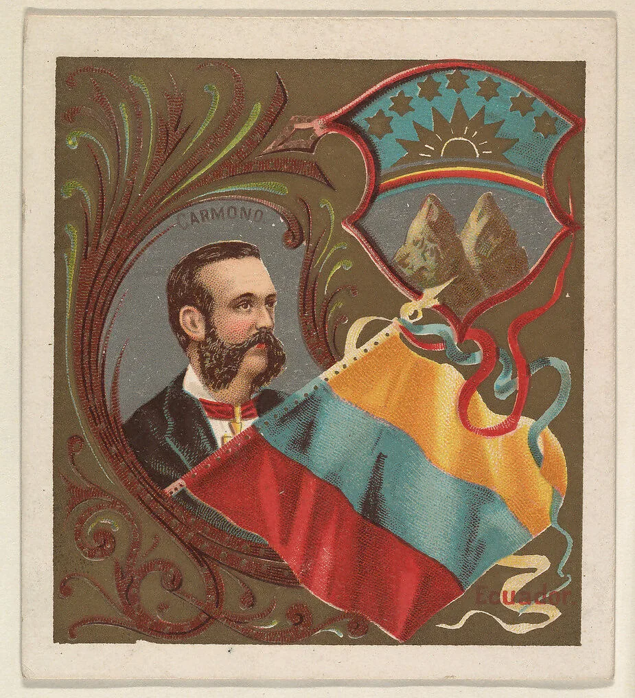 Ecuador, from the International Cards series (N238), issued by Kinney Bros. — Kinney Brothers Tobacco Company