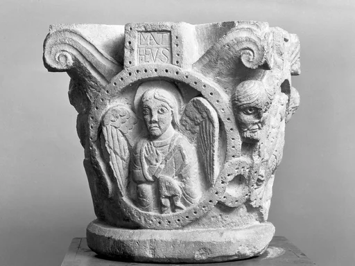 Capital with Symbols of the Evangelists