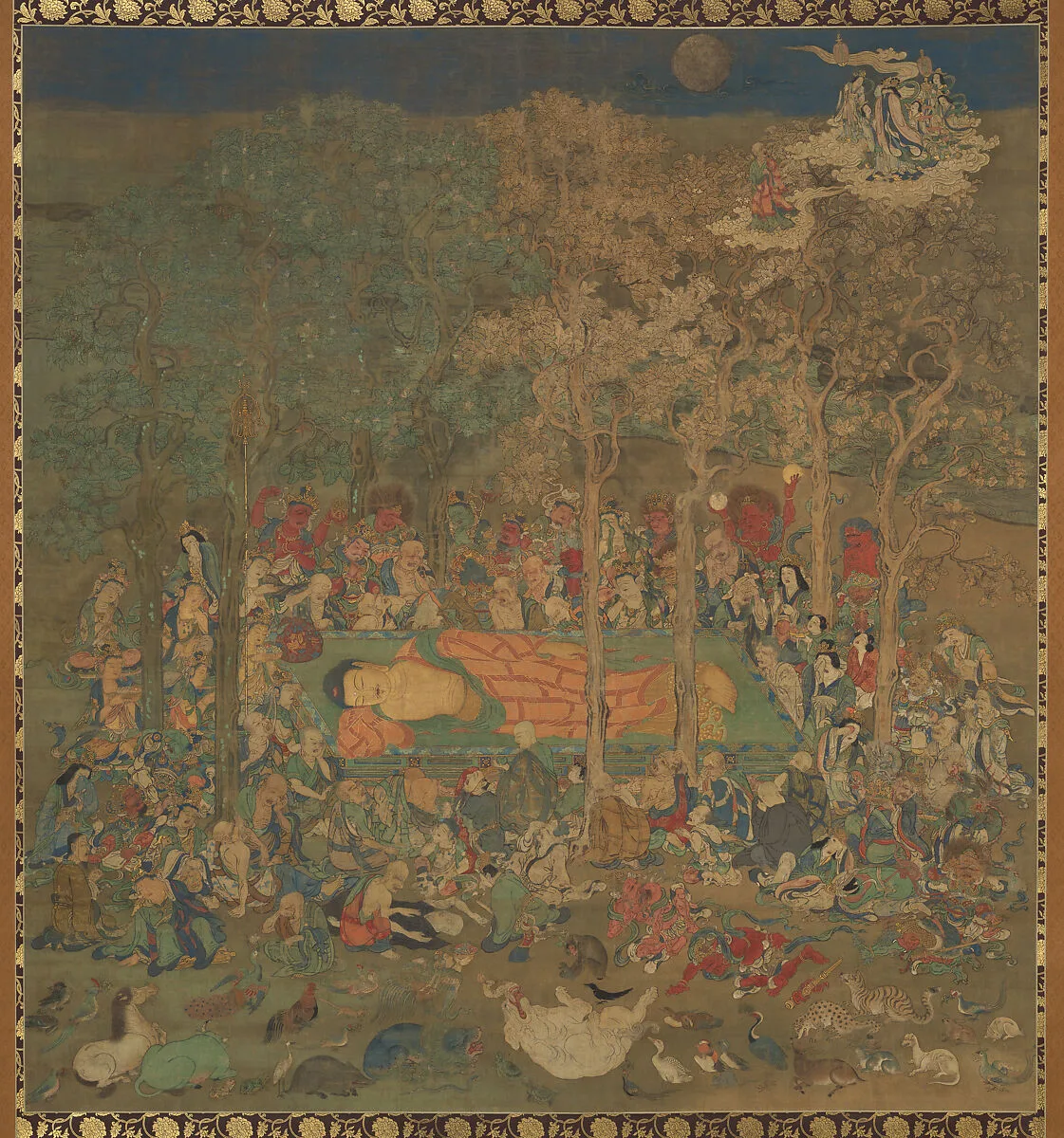 涅槃図|Death of the Historical Buddha (Nehan-zu) — Unknown