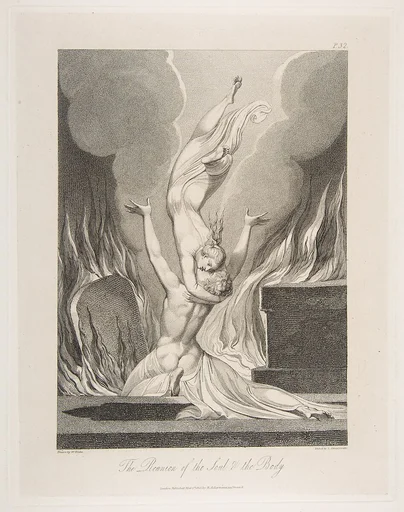 The Reunion of the Soul & the Body, from "The Grave," a Poem by Robert Blair