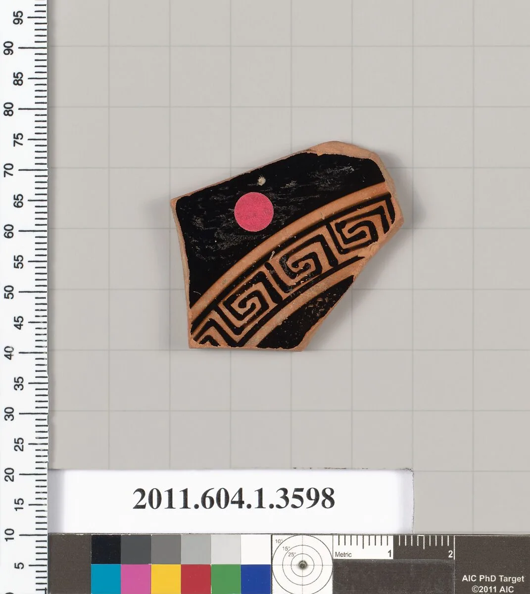 Terracotta fragment of a kylix (drinking cup) — Unknown