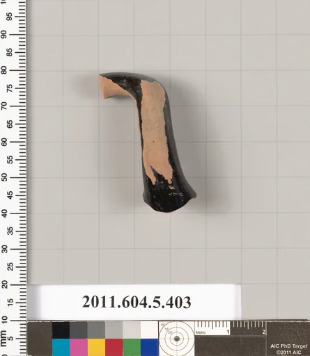 Terracotta fragment of a kylix (drinking cup)