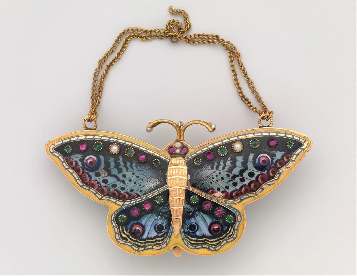 Watch in the form of a butterfly — Unknown