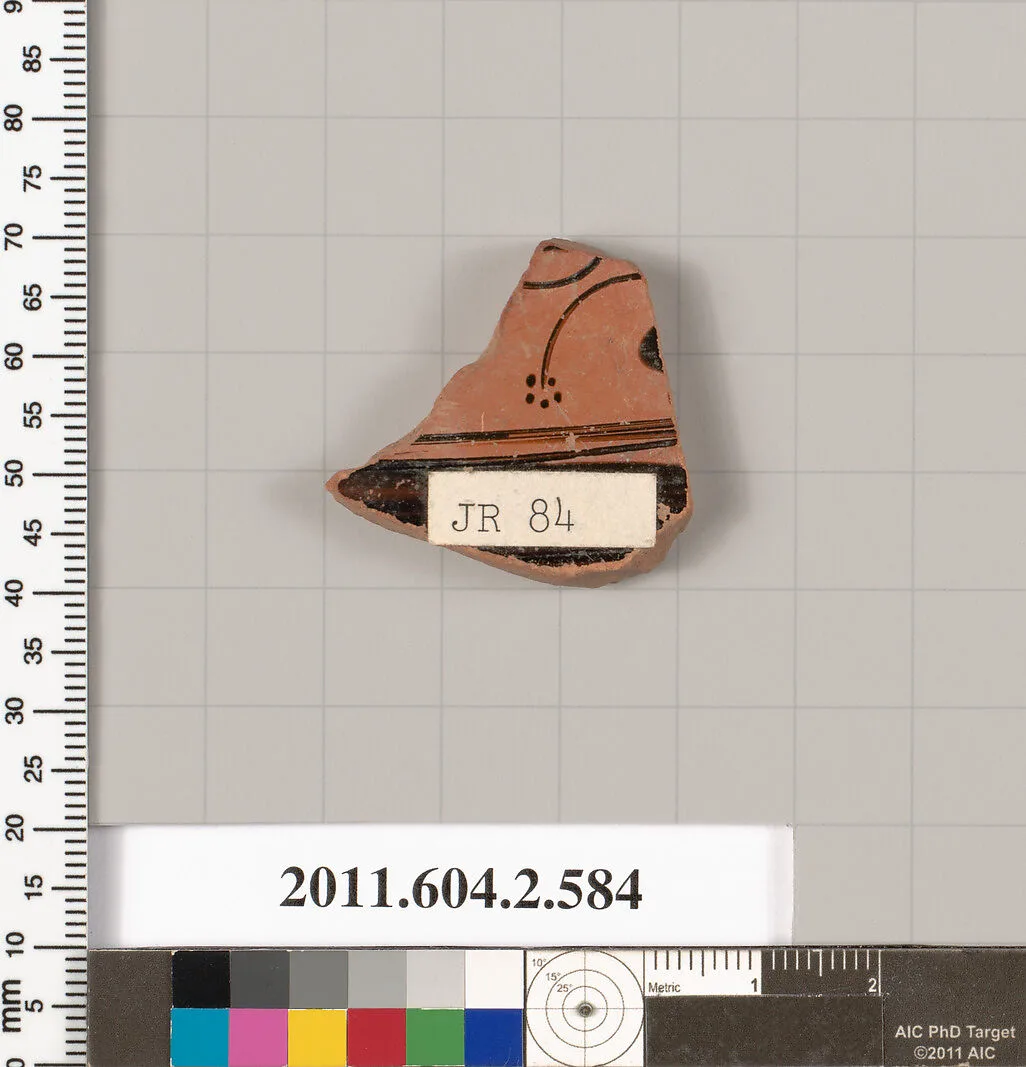Terracotta fragment of a column-krater (bowl for mixing wine and water) — Unknown