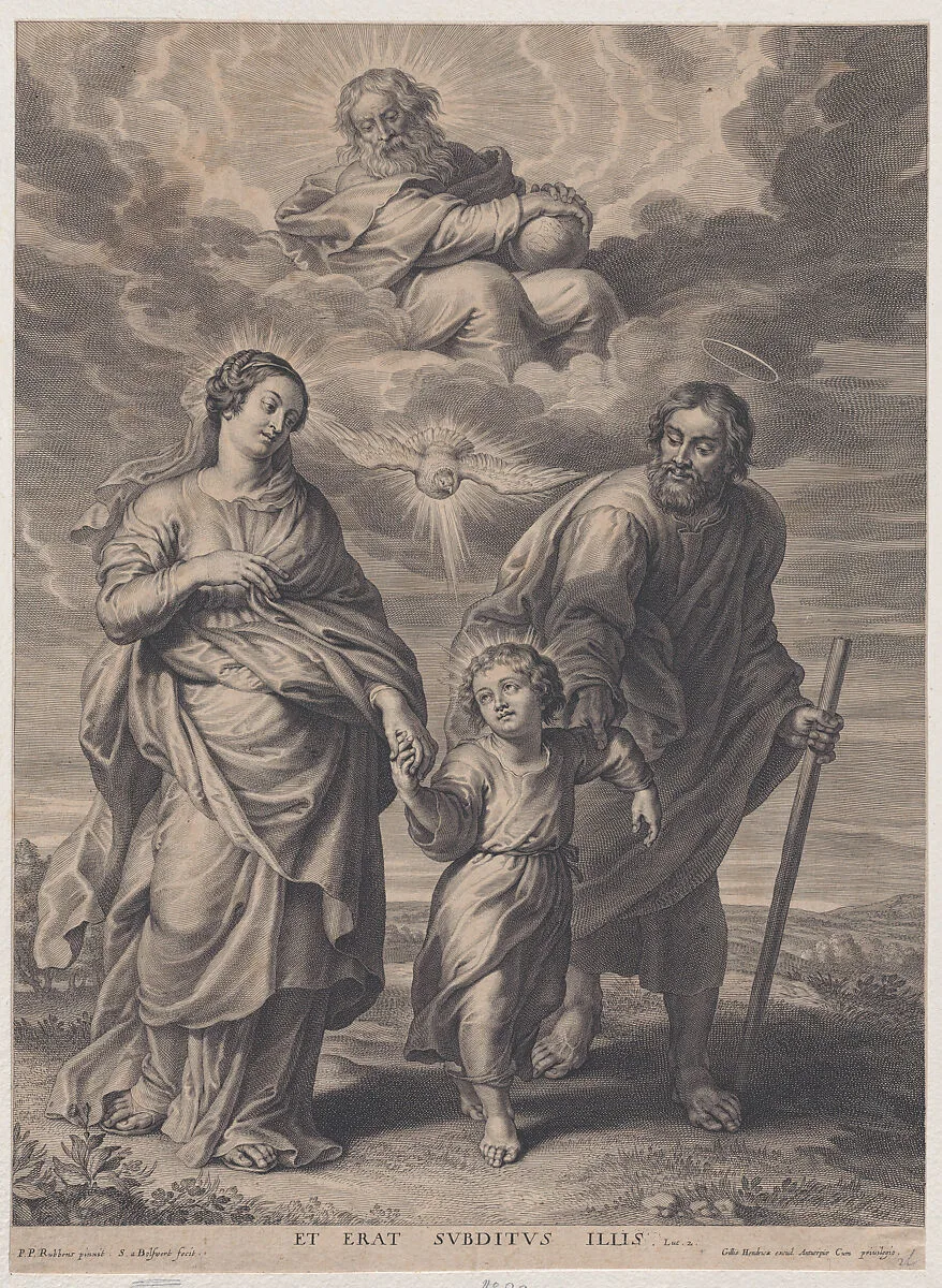 The Return from Egypt — Peter Paul Rubens|Schelte Adams à Bolswert