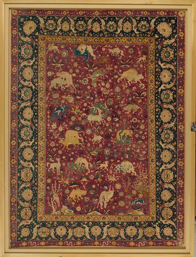 Silk Animal Carpet