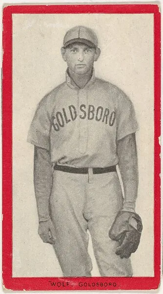 Wolf, Goldsboro, East Carolina League, from the Baseball Players (Red Borders) series (T210) issued by Old Mill Cigarettes — Old Mill Cigarettes, Virginia