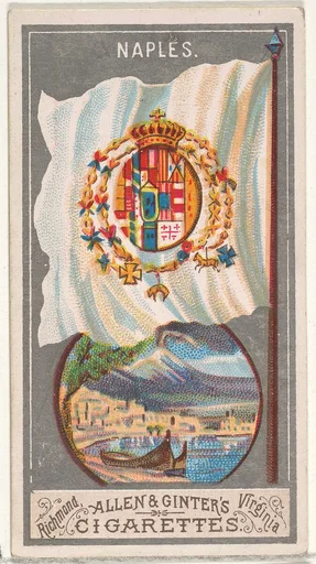 Naples, from the City Flags series (N6) for Allen & Ginter Cigarettes Brands