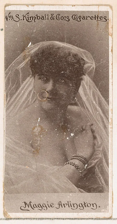 Maggie Arlington, from the Actresses series (N190) issued by Wm. S. Kimball & Co. — William S. Kimball & Company