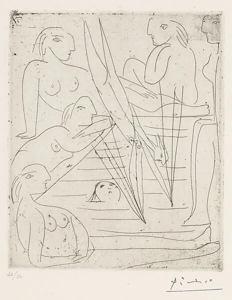 Bathing — Pablo Picasso|Jacques Frélaut|Galerie Louise Leiris
