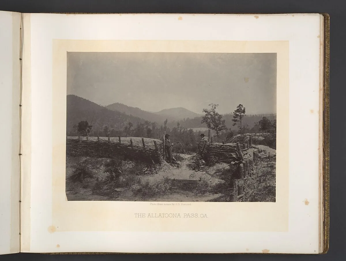 The Allatoona Pass, Georgia — George N. Barnard