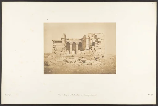 Vue du Temple de Maharakka (Hiéra-Sycaminos)