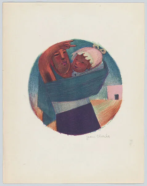 Tondo I. Woman and Child. from the Picture Book (plate 6) — Jean Charlot