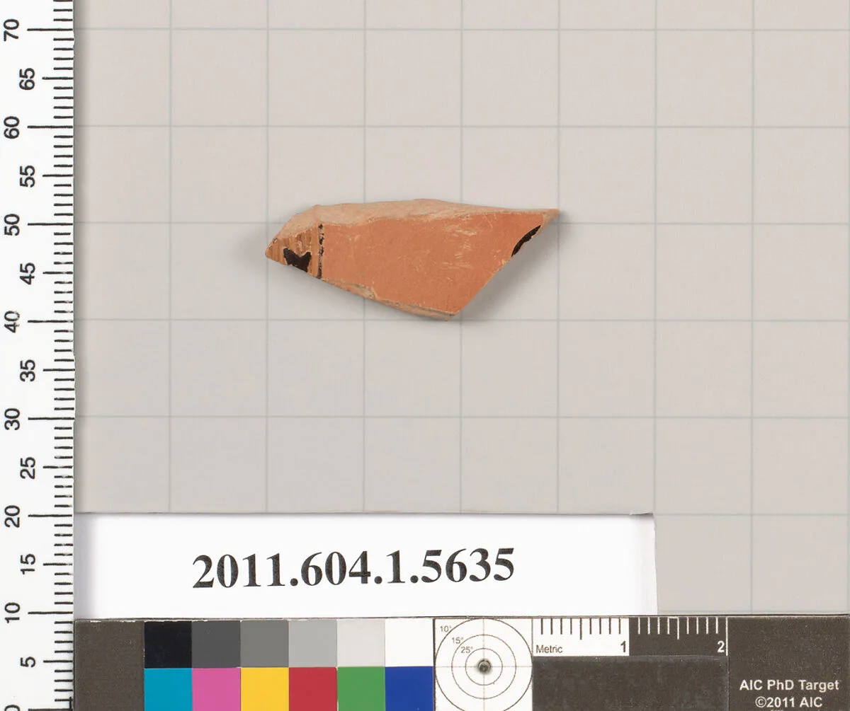 Terracotta fragment of a kylix (drinking cup) — Unknown