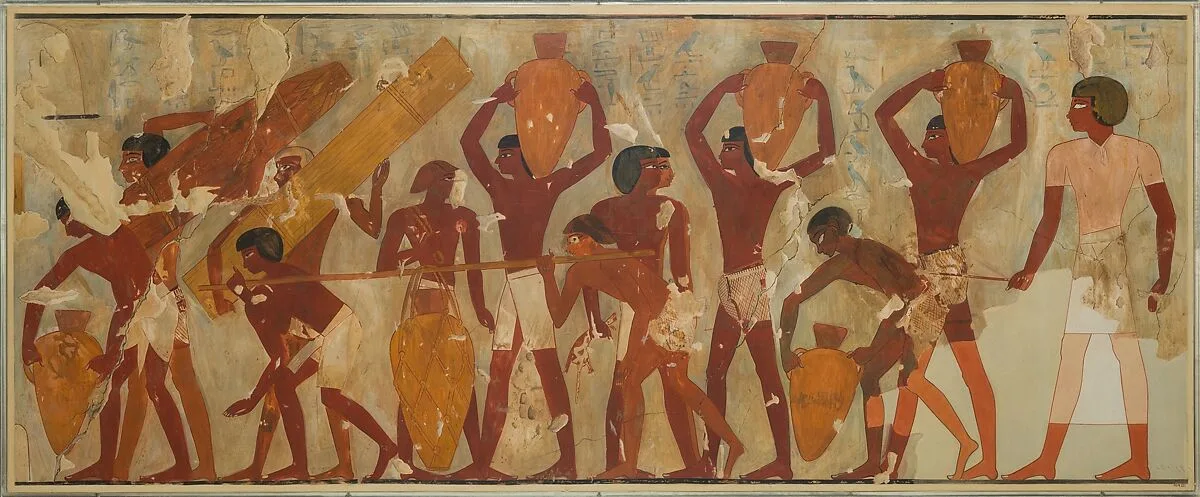 Wine and Papyrus for the Treasuries of Amun, Tomb of Rekhmire — Charles K. Wilkinson