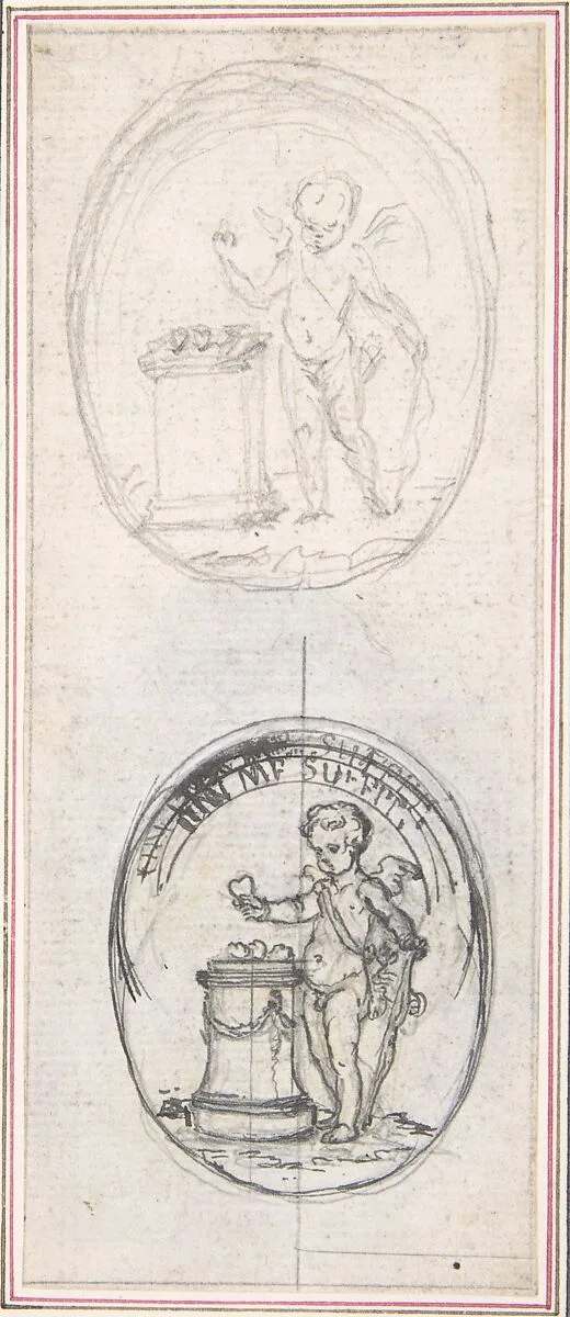 Design for a Box-Lid — Hubert François Gravelot