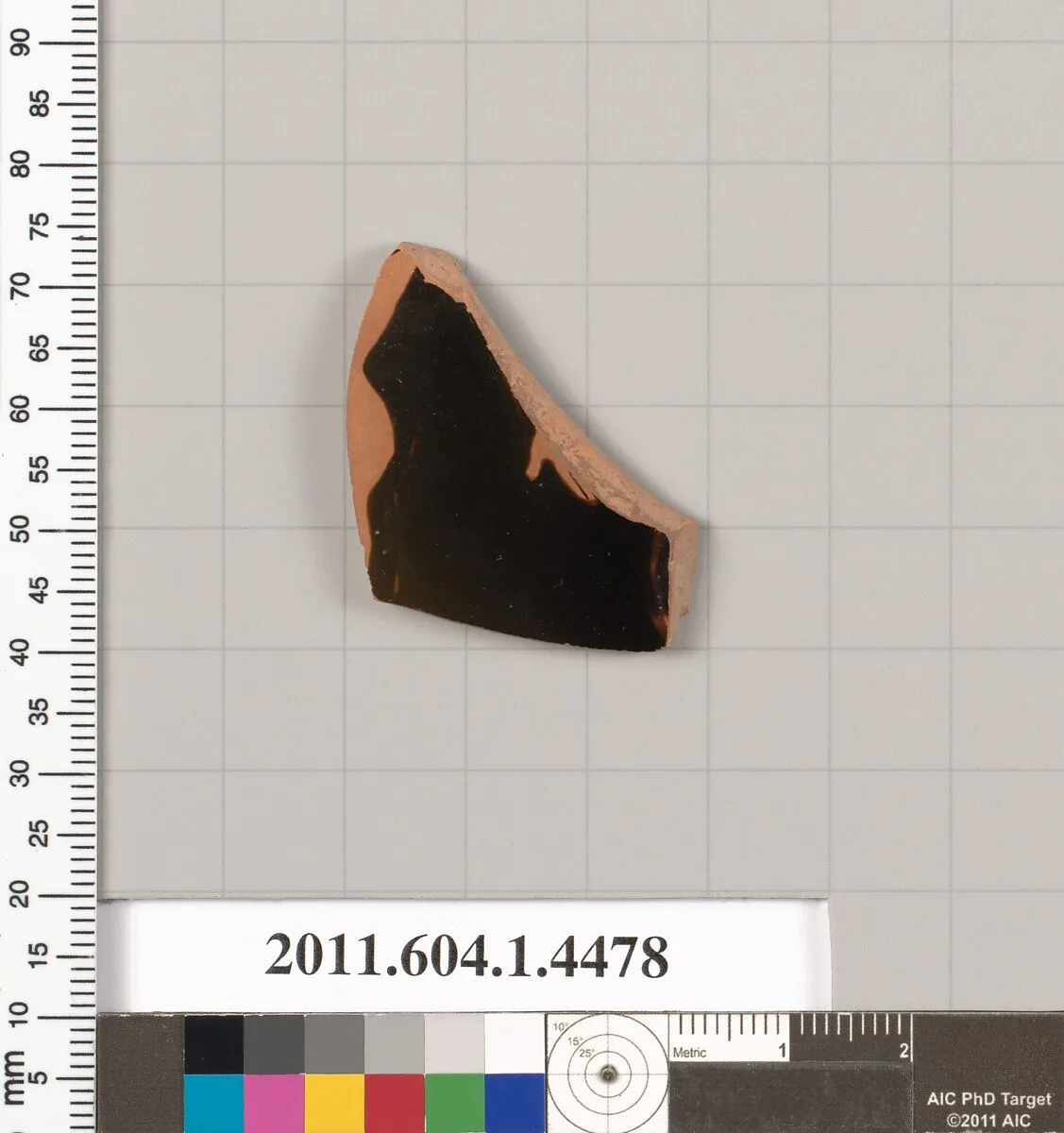 Terracotta fragment of a kylix (drinking cup) — Unknown