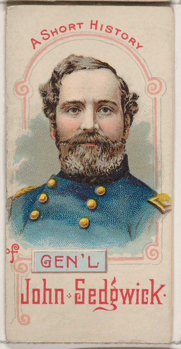 A Short History of General John Sedgwick, from the Histories of Generals series of booklets (N78) for Duke brand cigarettes — W. Duke, Sons & Co.|Knapp & Company