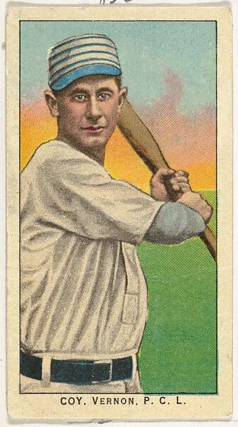 Coy, Vernon, Pacific Coast League, from the "Obak Baseball Players" set (T212), issued by the American Tobacco Company to promote Obak Mouthpiece Cigarettes — American Tobacco Company