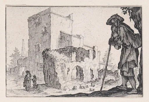 Le Patre et les Ruines (The Shepherd and the Ruins), from Les Caprices Series A, The Florence Set
