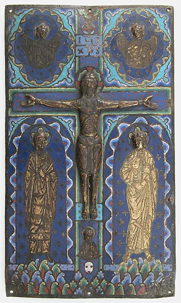 Plaque from a Bookcover with the Crucifixion — Unknown