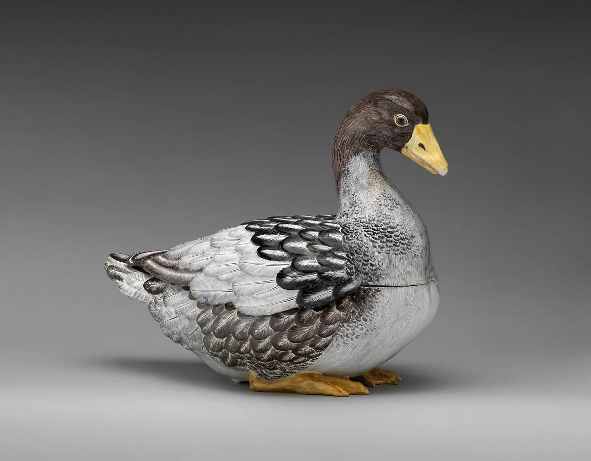 Tureen in the form of a goose (one of a pair) — Unknown