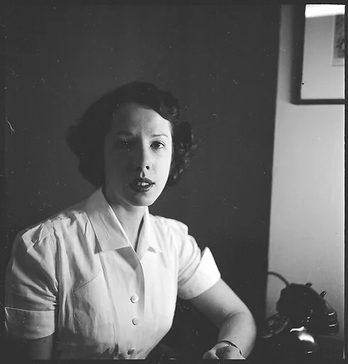 [44 Portraits and Views: Unidentified Doctor ("Lucas"), Nurse ("Dannenberg"), and Office (40), and Jane Smith Evans and Billie Voorhees in 441 East 92nd Street Apartment (4), New York City]