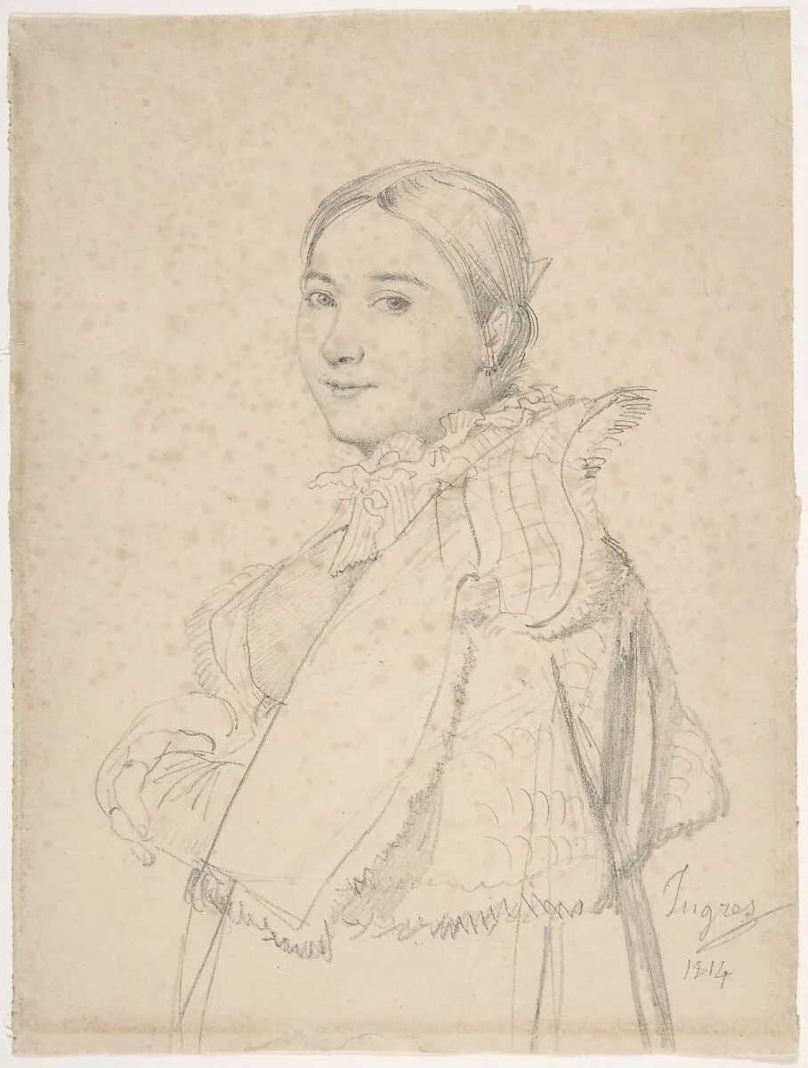 Madame Jean-Auguste-Dominique Ingres, née Madeleine Chapelle — Jean Auguste Dominique Ingres