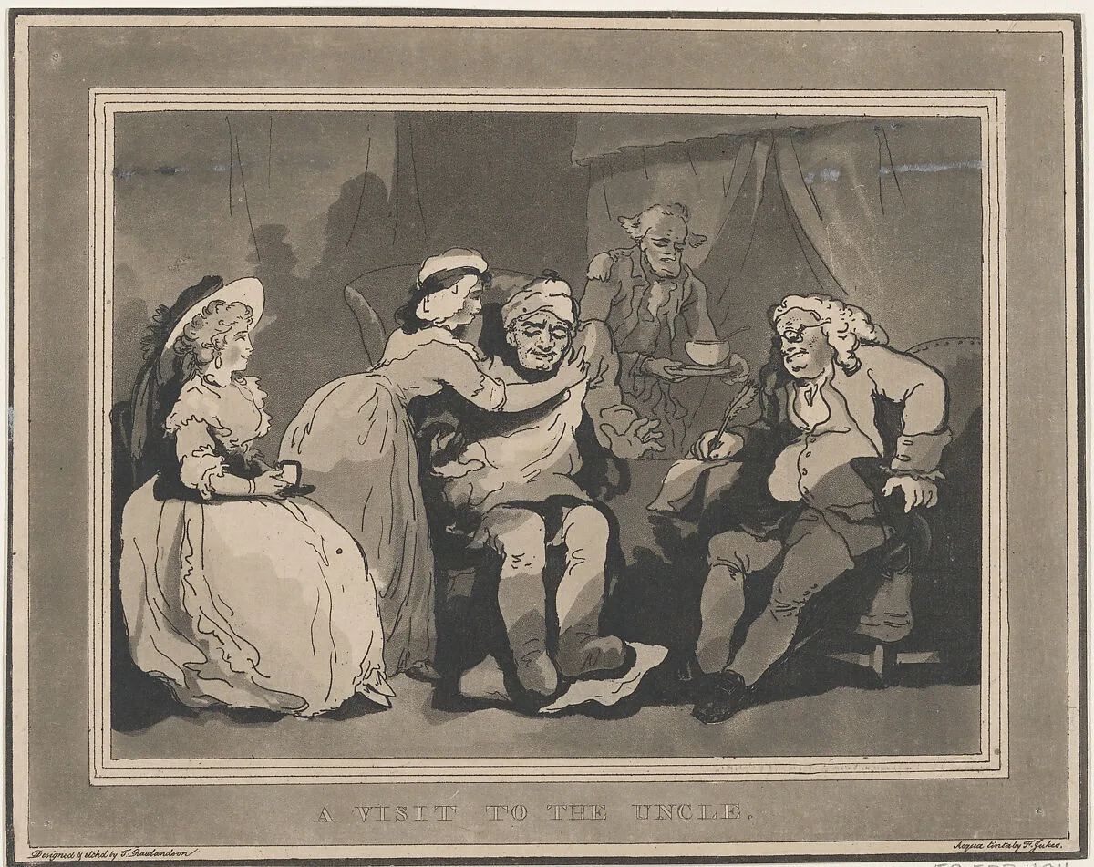 A Visit to the Uncle — S. W. Fores|Francis Jukes|Thomas Rowlandson