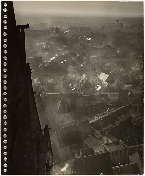 Chartres from one of the Cathedral Tower — Brassaï