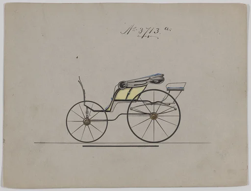 Design for Pony Phaeton, no. 3713a