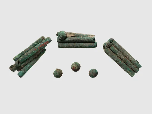 Headdress fragments