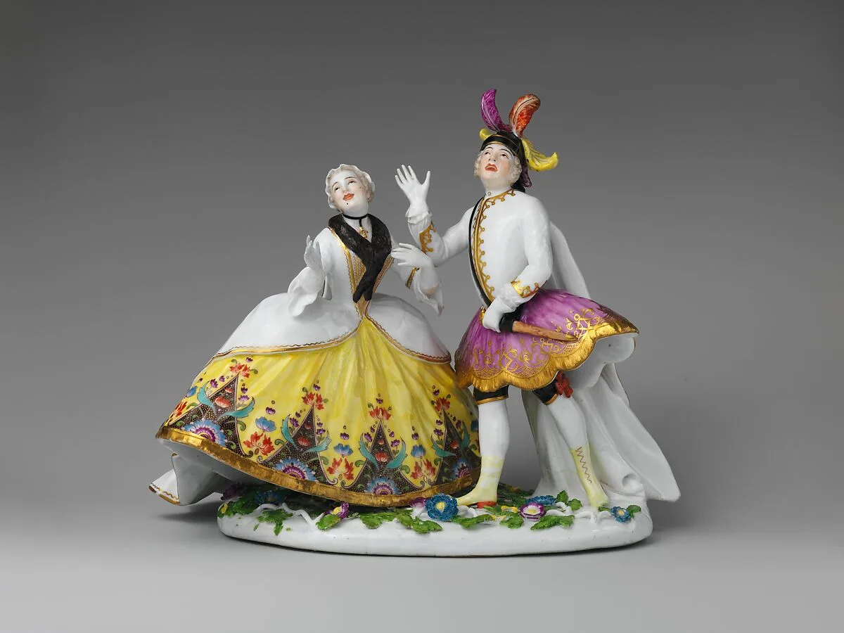 Two Opera Singers — Johann Joachim Kändler|Meissen Manufactory|Charles Nicolas Cochin II