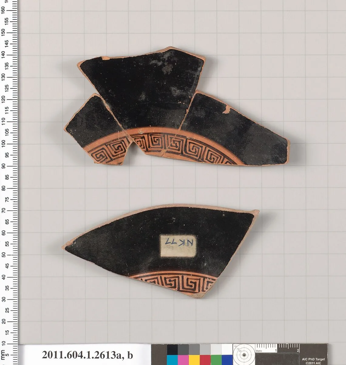 Terracotta fragments of kylikes (drinking cups) — Unknown