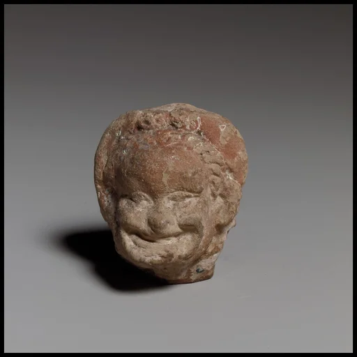 Head of a comic figurine