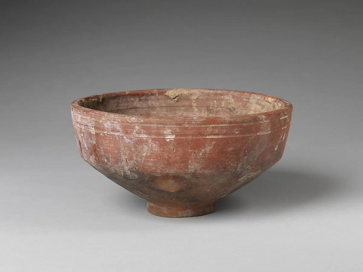 Bowl used as lid — Unknown
